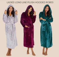 Luxury Hooded Robe Ladies