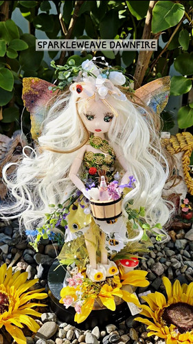 Bjd fully poseable fairy doll - poseable,