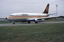 35mm Airliner Slide Boeing 737 G-BGTW Orion Airways at Luton 1983