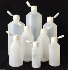 Natural HDPE Plastic Bottles &