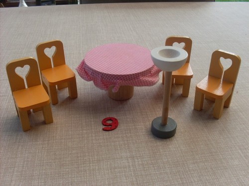 Dolls house furniture - house, mixed