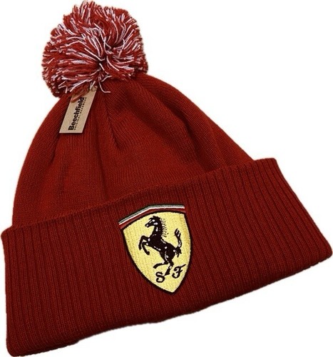 Ferrari bobble hat beechfield - ferrari,