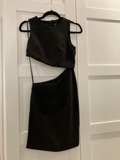 aqua couture asemetric lbd size 6 RRP £150