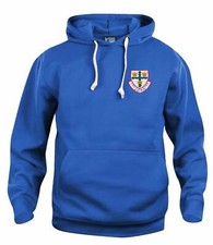 Colchester United 1970s Retro Football Hoodie Embroidered Crest S-3XL