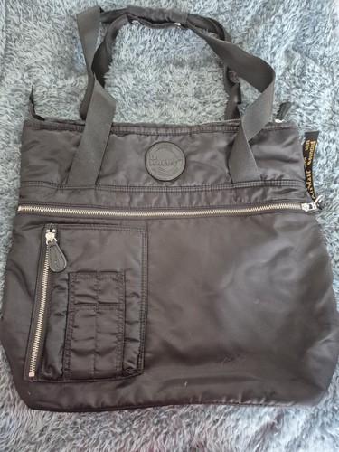 Martens large black nylon - dr,