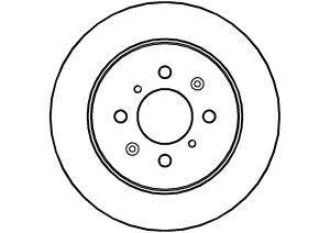 Abtex rear brake - rear, discs