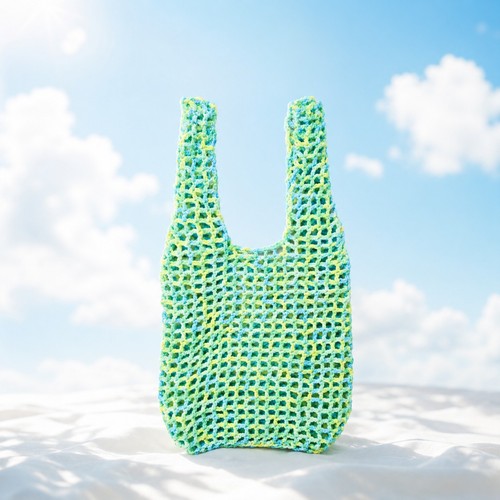 Summer mesh tote bag - mesh, –