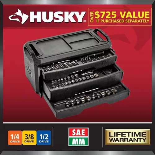 280 piece sae - sae/metric, mechanics