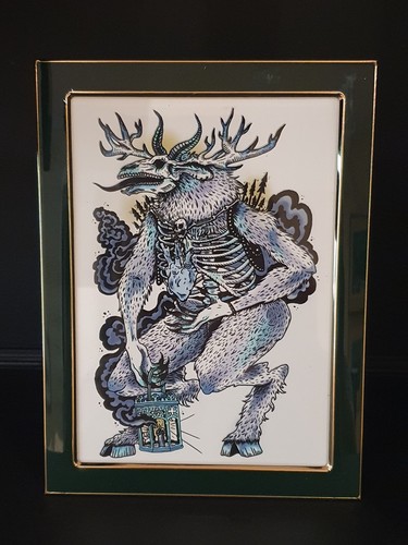 Tattoo flash art framed - tattoo,