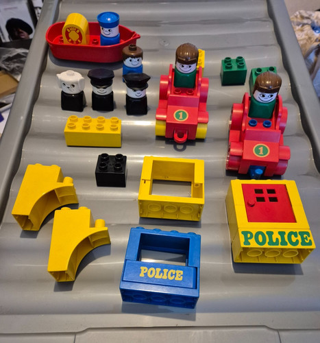 Vintage lego duplo 522 - duplo, police