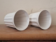 Velvetiser Hotel Chocolat Andrew Wicks White Hot Chocolate Ceramic Mugs Cups x 2