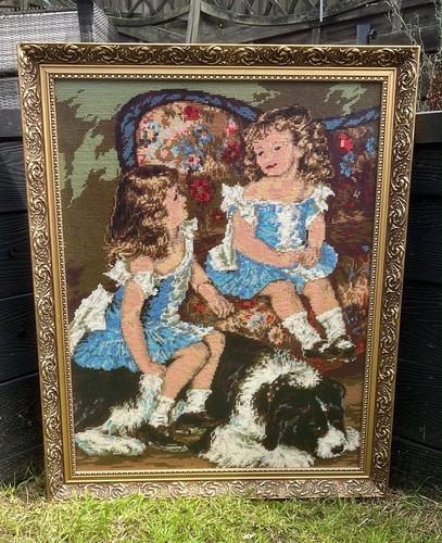 Large vintage needlepoint - large,
