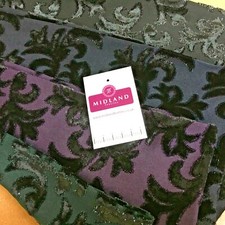 Floral Burnout Shimmer Velvet