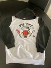 Hellfire Club Stranger Things Unisex Kids Hoodie Lightweight Size 13-14 [160]