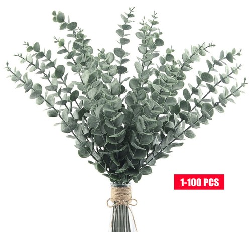100pc artificial eucalyptus - artificial,