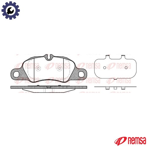Brake pad set disc - pad,