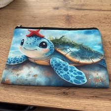 Turtle Pouch Zipped Makeup