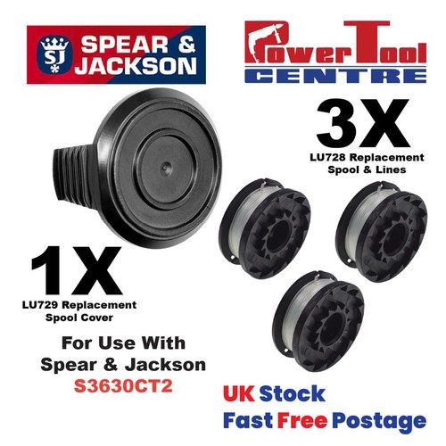 Spool line cover cap - 3x,