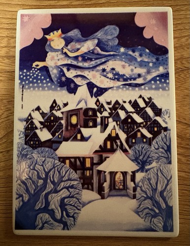 Vtg vilbo card silent night - vtg,