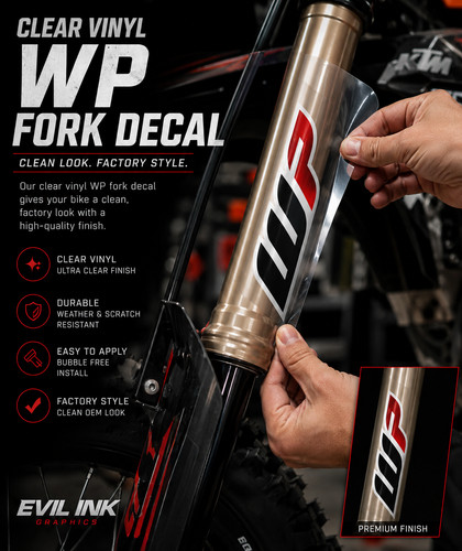 Upper fork decals - fork,