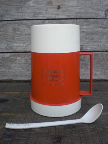 Vintage retro thermos food - retro,