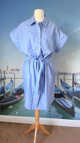 Cos summer blue shirt dress - cos,
