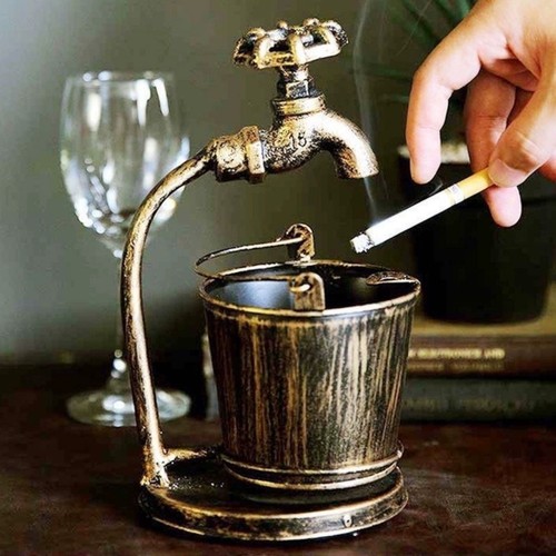 Outdoor ashtray with lid - outdoor, for