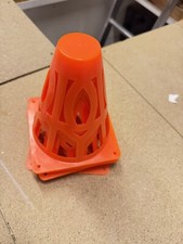 4Pc Safety Training Cones Set Sports Football Running Construction Markers