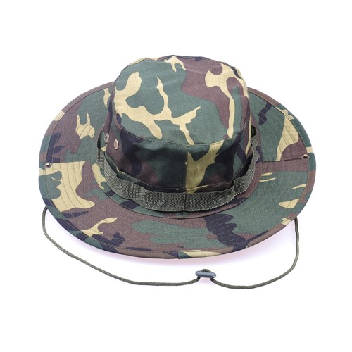 Camo boonie bucket - camo, fishing