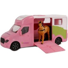 KIDS GLOBE PINK DIE CAST HORSE