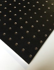Black Painted Wooden Pegboard