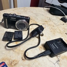 Panasonic Lumix DMC-TZ10 Digital Camera black  AVCHD Lite Leica Lens 12x Op Zoom