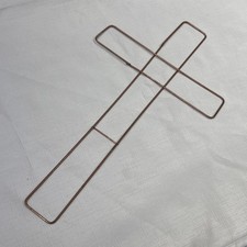 1pc Cross Metal Wreath Form