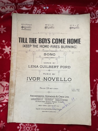 Antique sheet music - antique,