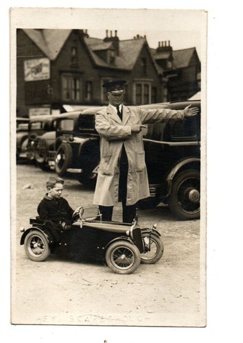 Yorkshire boy pedal car - boy, in
