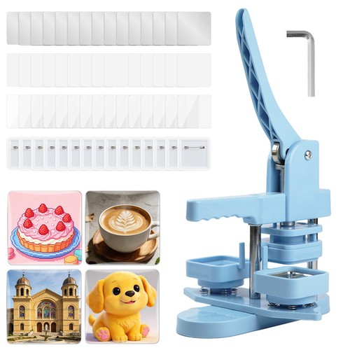 Square button maker - maker, machine