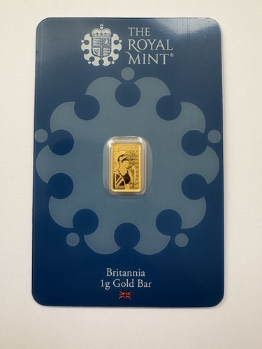 Gold britannia bullion bar - britannia,