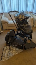 Egg Pram Bundle: Carrycot, Stroller, Rain Covers and Skate For Toddlers