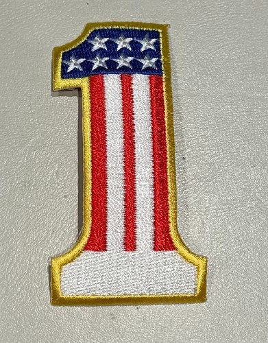 No1 shaped american flag style - no1,