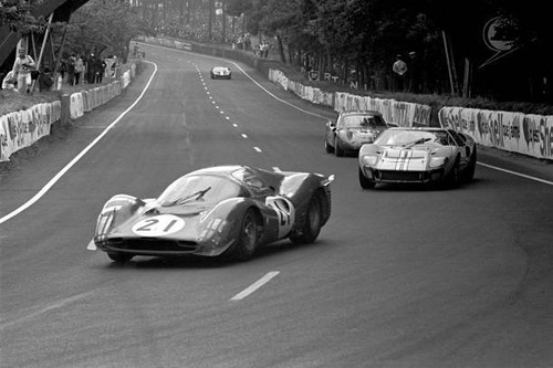 The ferrari 330p3 - 330p3, leading