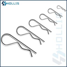 R CLIPS ZINC PLATED STEEL