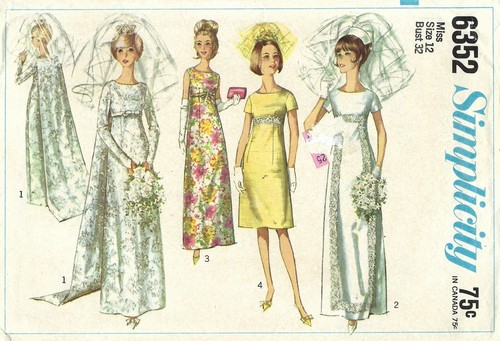 Simplicity 6352 wedding - simplicity,