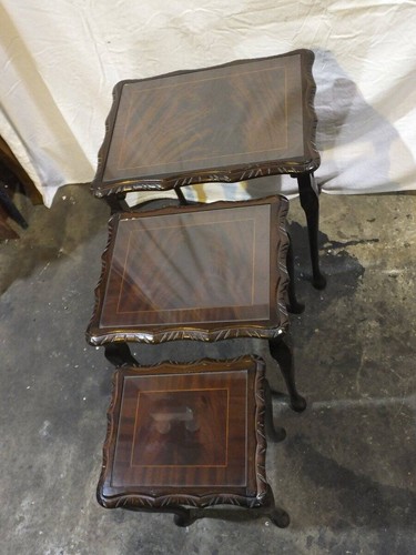 Set mahogany flame glass - set, of