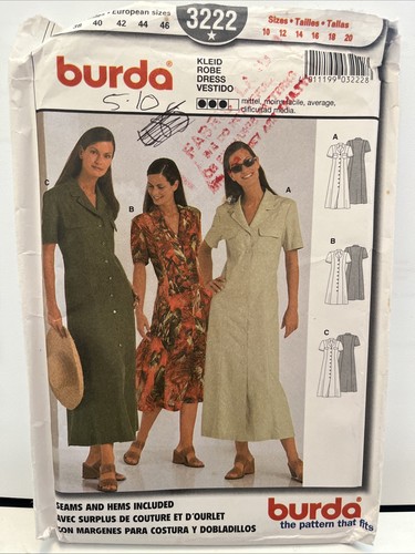 Burda sewing pattern dress - burda,