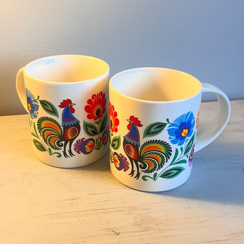 Folkstar folk art pair - pair, of