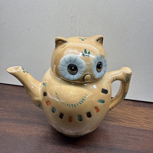 Stunning lusterware owl shaped
