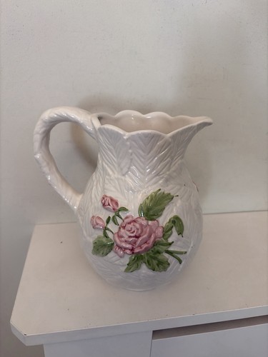 Vintage ceramic floral - , jug