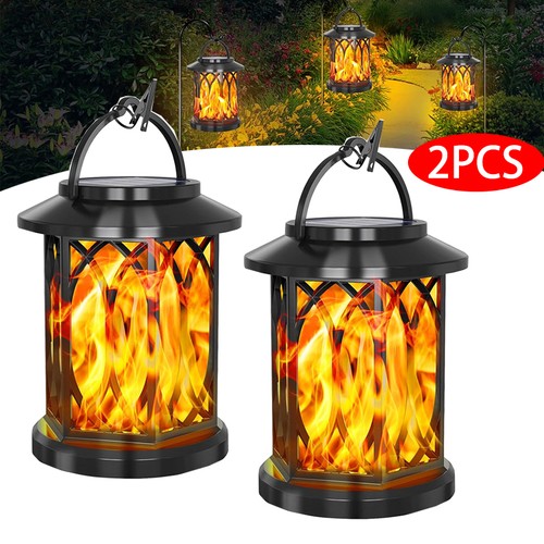 Led flickering flame - flame, solar