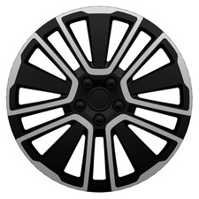 Wheel Trims 14" Black & Silver