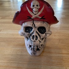 PIRATE  SKULL MONEY BOX PIGGY